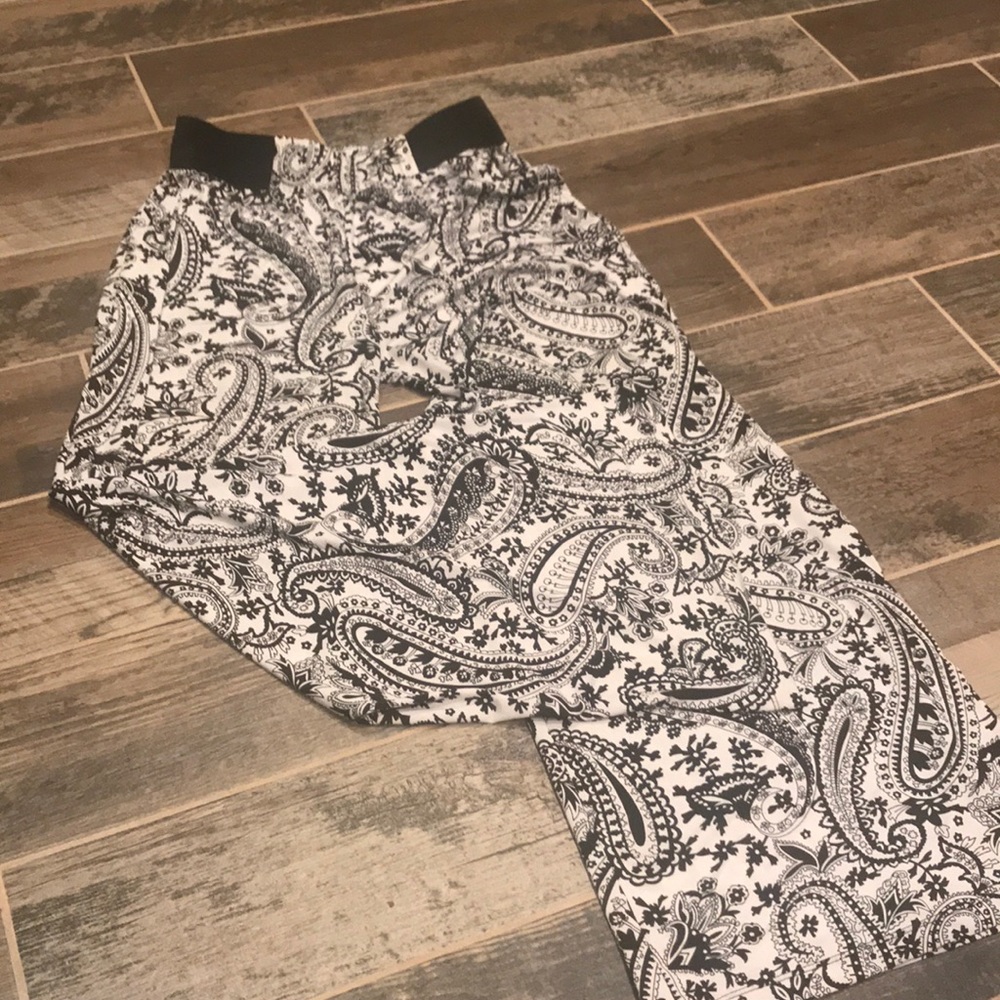 Paisley Print Palazzo Pant